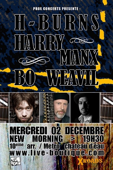 Concert Harry Manx à Paris