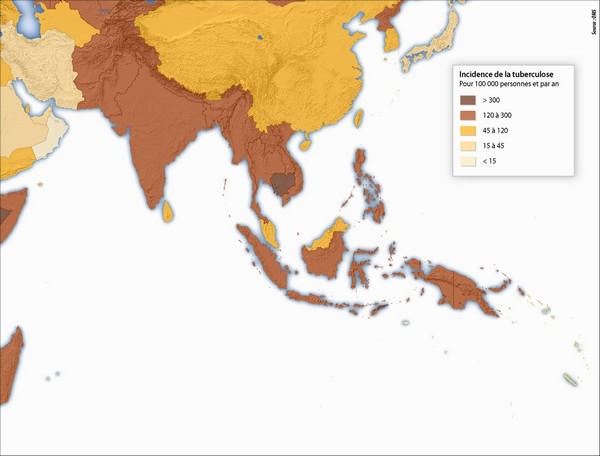 La tuberculose en Asie