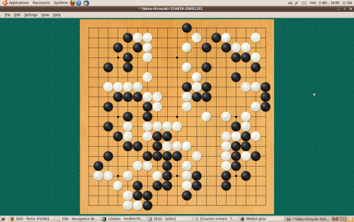 partie de Go par correspondance sur DGS